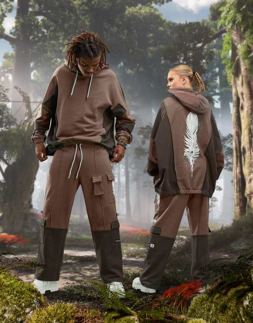 Joggers marrones unisex de ASOS X Horizon Forbidden West (parte de un conjunto)