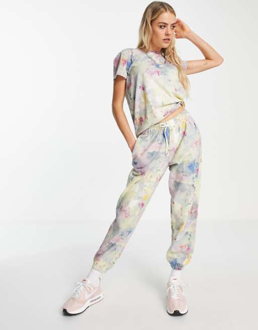 Joggers multicolores con efecto tie dye de Polo Ralph Lauren (parte de un conjunto)