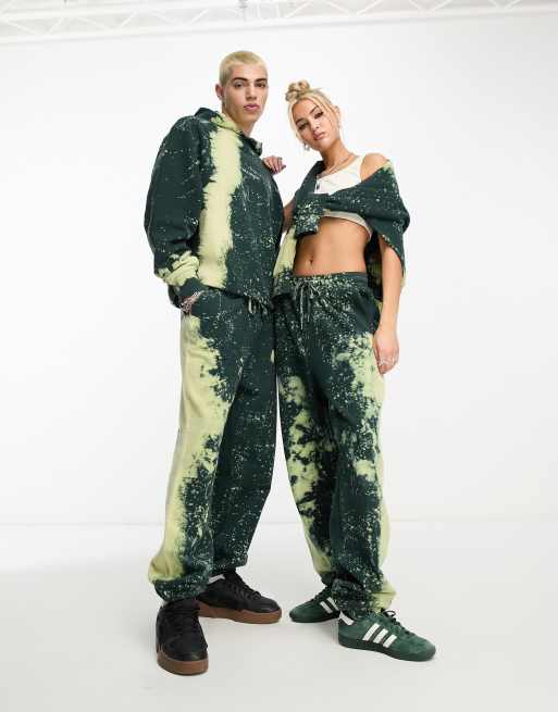 Joggers multicolores con lavado ácido de COLLUSION Unisex
