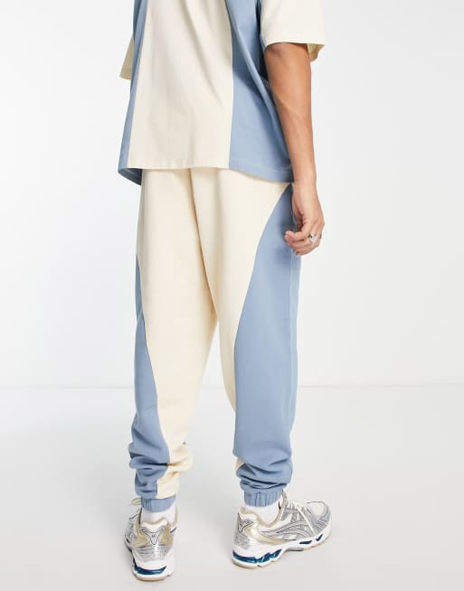 Joggers multicolores holgados con detalle de paneles curvados de ASOS Actual (parte de un conjunto), 2 de 4