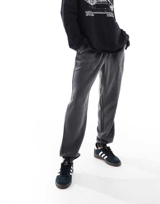 Joggers negro lavado de ASOS DESIGN, 2 de 5