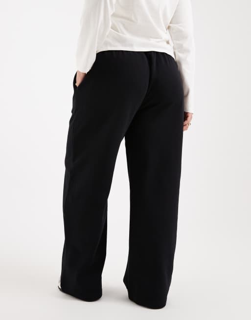 Joggers negro lavado de pernera recta de COLLUSION Plus, 5 de 5