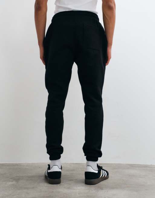Joggers negros básicos de corte slim de ASOS DESIGN , 4 de 5
