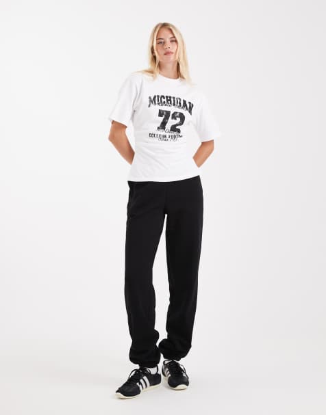 Joggers negros con bajos ajustados e interior afelpado Ultimate de ASOS DESIGN Tall - view 1