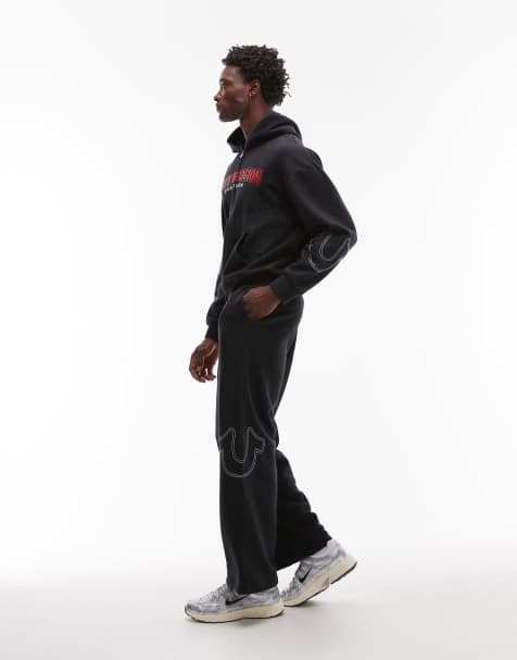 Joggers negros con detalle de logo de True Religion (parte de un conjunto) - view 1