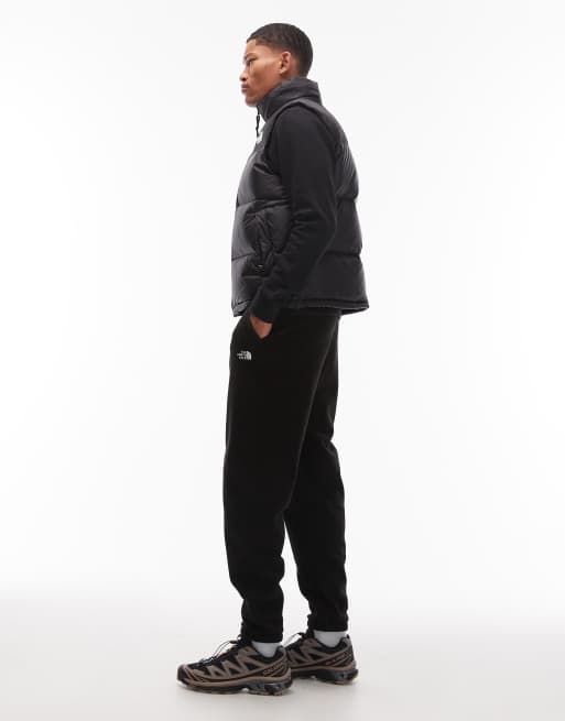 Joggers negros con logo de felpa Glacier de The North Face, 3 de 5