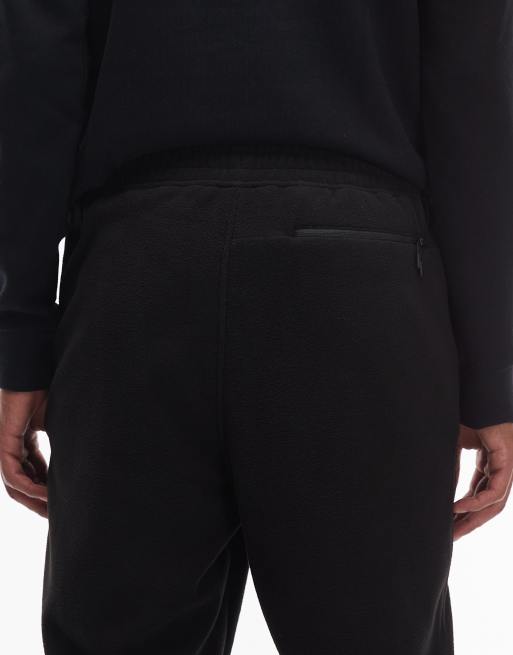 Joggers negros con logo de felpa Glacier de The North Face, 5 de 5