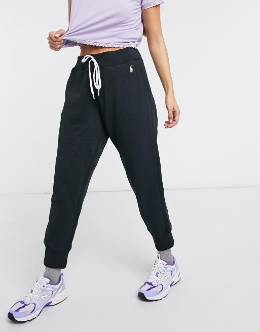 Joggers negros con logo de Polo Ralph Lauren (parte de un conjunto)