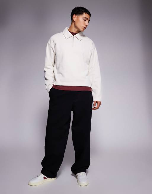 Joggers negros de corte globo de ADPT, 2 de 5