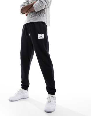 Joggers negros de felpa de Jordan Flight Essentials 