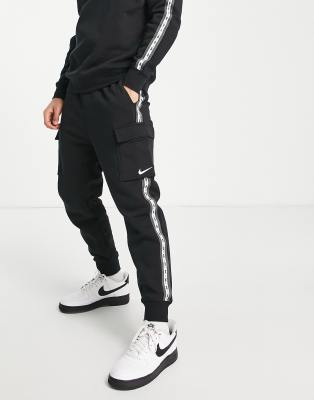 Joggers negros de felpa Repeat Pack de Nike 