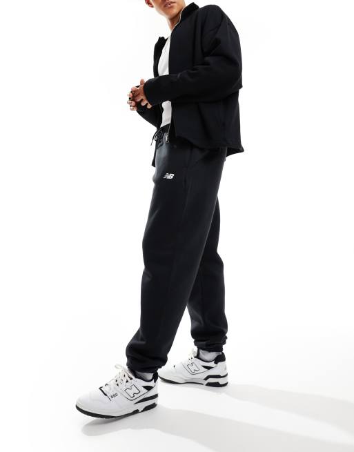 Joggers negros de felpa Sport Essentials de New Balance