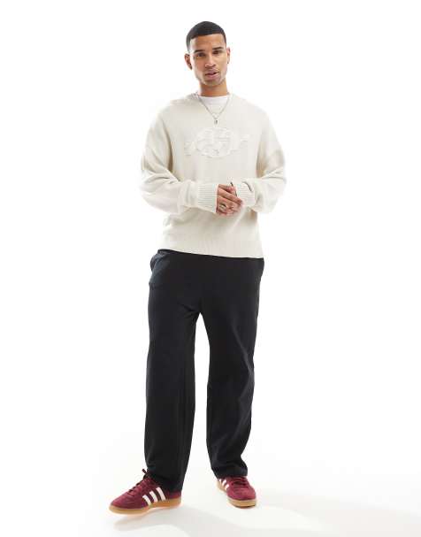 Joggers negros de pernera ancha y corte suelto de Jack & Jones - view 1