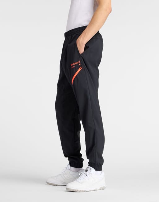 Joggers negros de tejido liso Reimagined de New Balance, 2 de 4