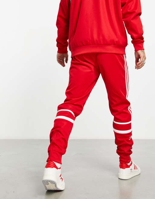 Adidas chino joggers rojo cheap