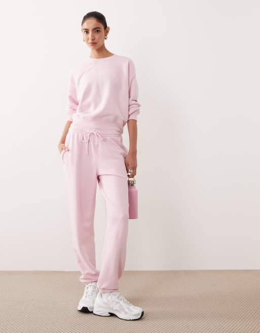 Conjunto rosa de joggers y sudadera de tejido rizado YPB de Abercrombie & Fitch, 3 de 3