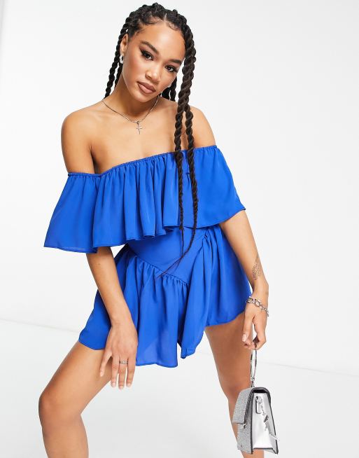 Bardot 2024 frill playsuit