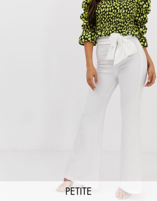 bootcut white pants