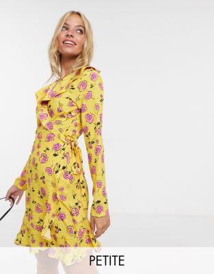 robe jaune patineuse