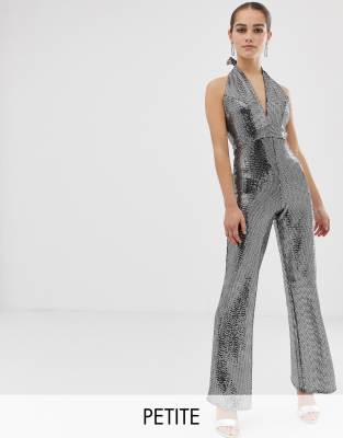 glitter tight jumpsuit