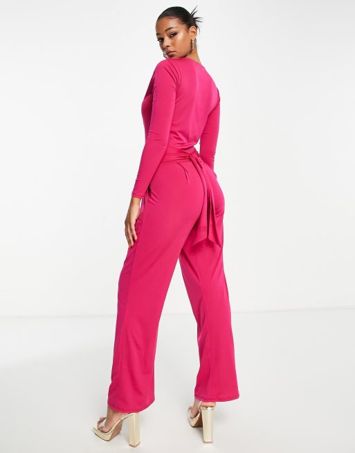 Jumpsuit fuchsia hot sale