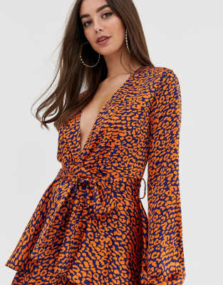 john zack leopard dress
