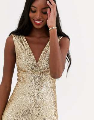 tall sequin jumpsuit