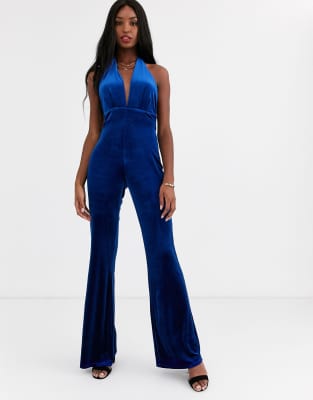 tall velvet jumpsuit