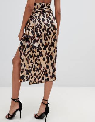 john zack leopard skirt