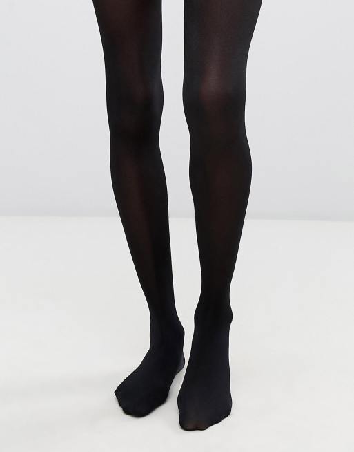 High gloss black opaque cheap tights