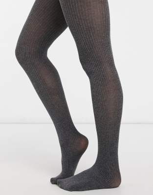 Grey 2025 ribbed tights