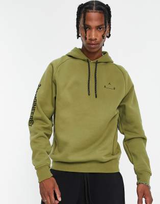 Jordan 23 Engineered hoodie in khaki green  - ASOS Price Checker