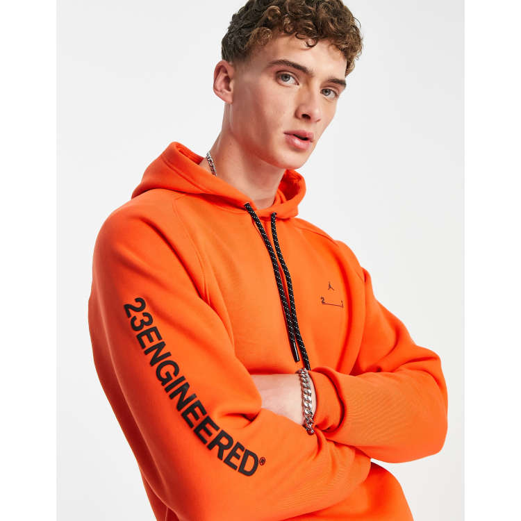 Orange store jordan sweatshirt