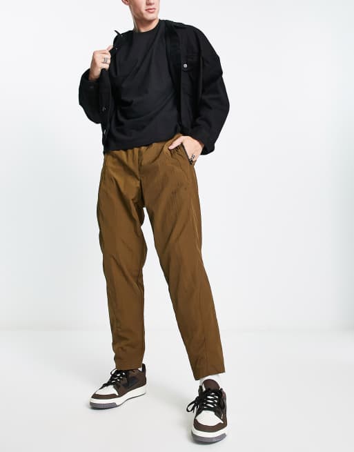 Khaki jogger cheap pants with jordans