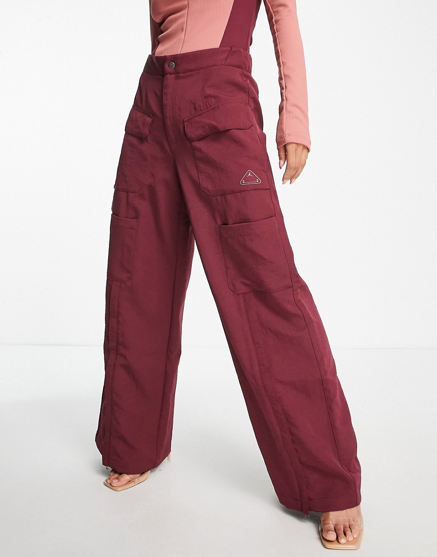 Jordan 23E utility trousers in cherrywood red