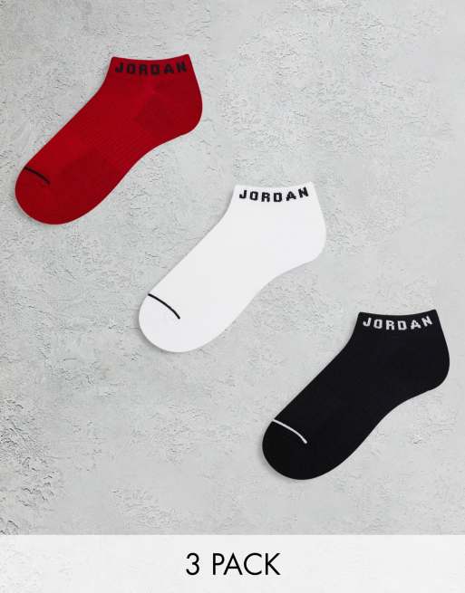  Jordan 3 pack flight ankle socks in multi