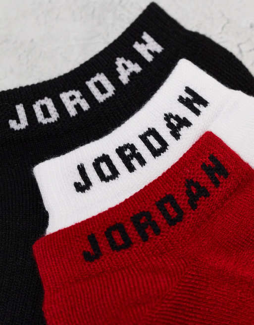 Jordan 3 pack flight ankle socks in multi, 2 of 4