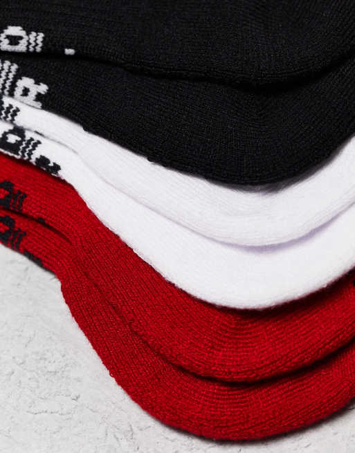 Jordan 3 pack flight ankle socks in multi, 4 of 4