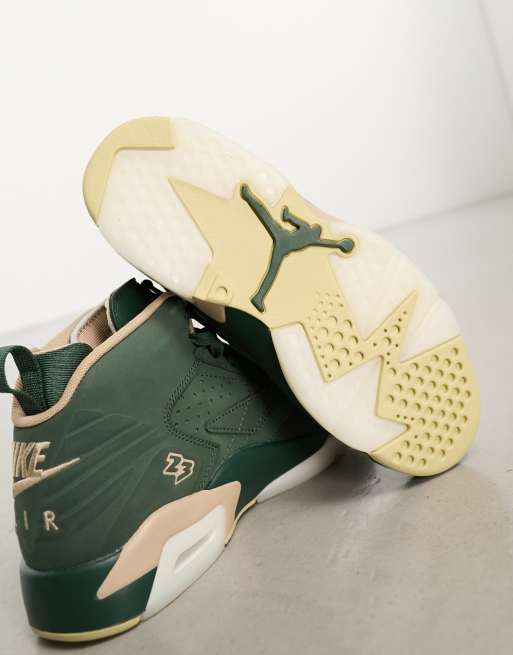 Olive green and gold on sale jordans