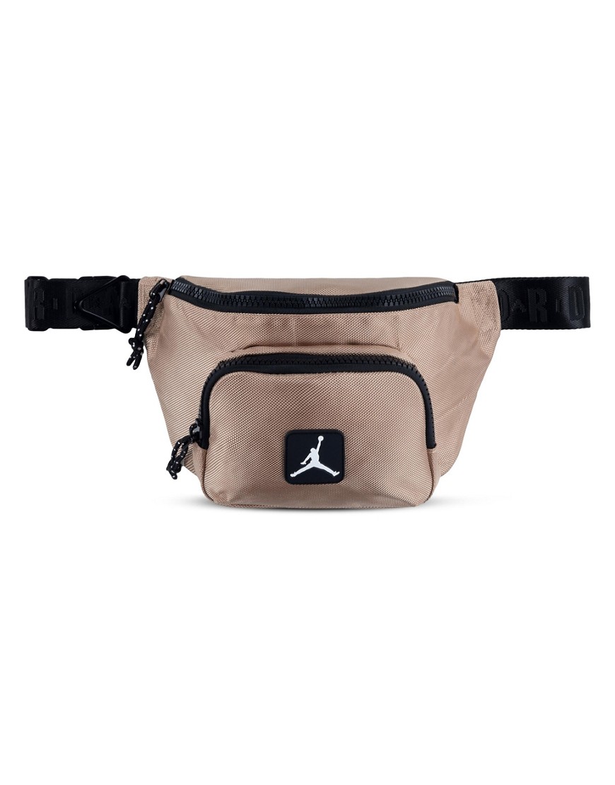 Jordan 3D logo crossbody bag in brown