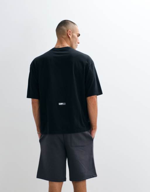 Jordan - 96 - T-shirt oversize avec logo au centre - Noir, 5 de 5