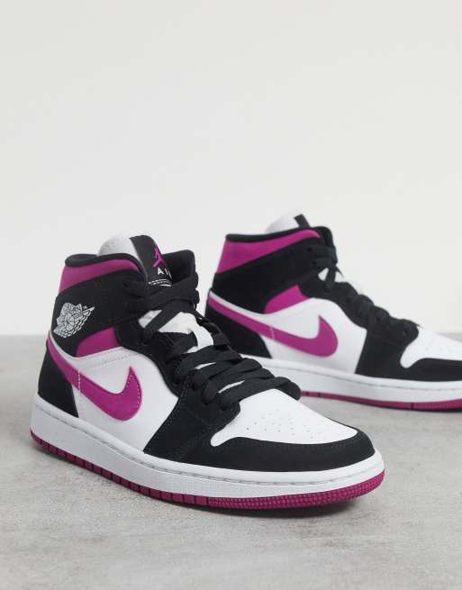 Air jordan shop 1 noir rose