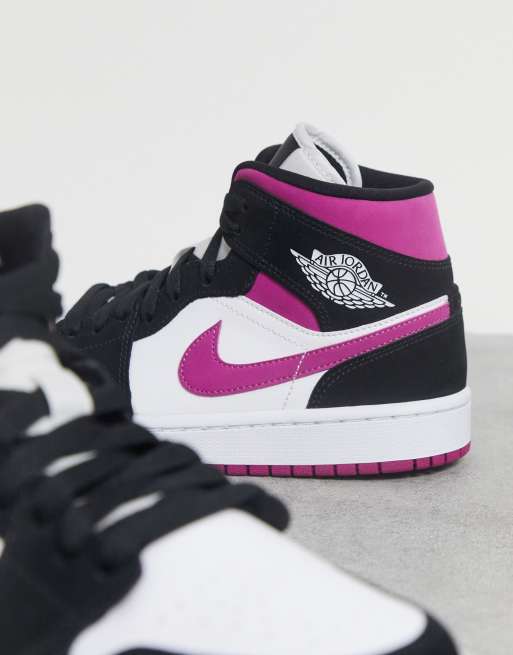 Air jordan clearance 1 noir rose