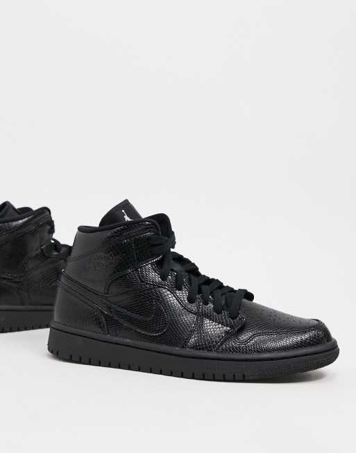 Jordan snakeskin outlet black