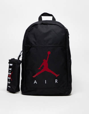 Jordan Jordan Air backpack with pencil case in black