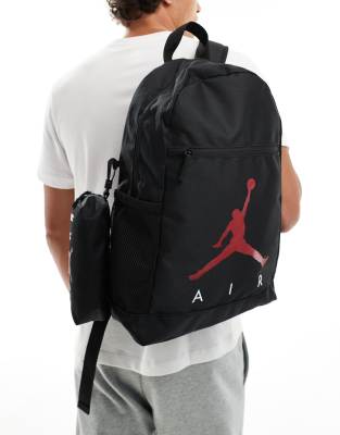 Jordan Air backpack with pencil case in black