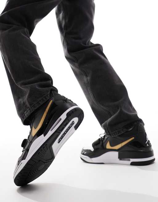 Black and hotsell gold jordans outfit