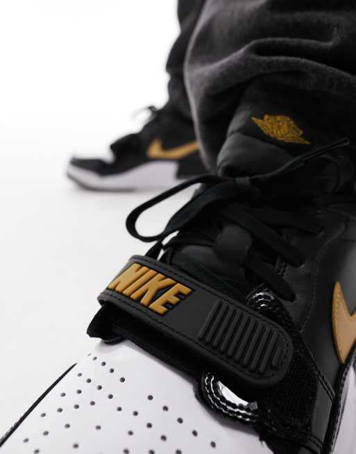 Jordan air force black and clearance gold