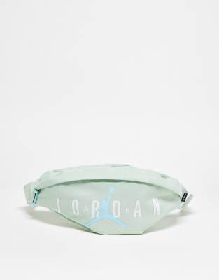 Jordan Air logo crossbody bag in green - ASOS Price Checker