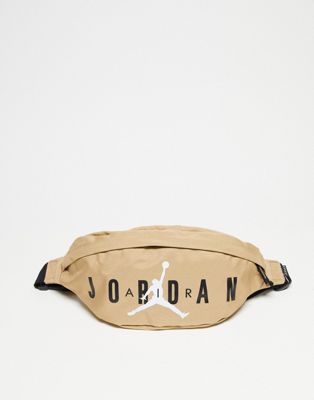 Jordan Air logo crossbody bag in stone - ASOS Price Checker
